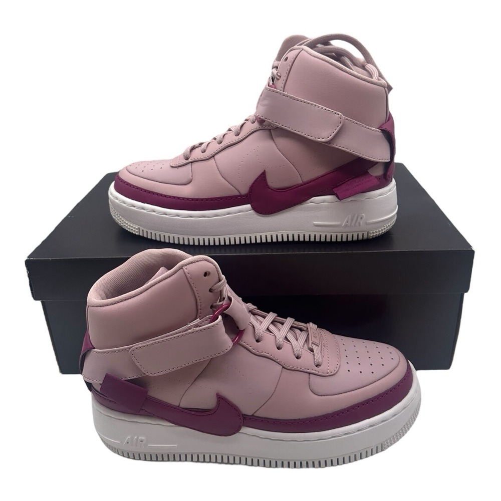 Nike AF1 Jester HI XX Shoes Womens Sz 8.5 Plum Chalk/True Berry/White AR0625-501